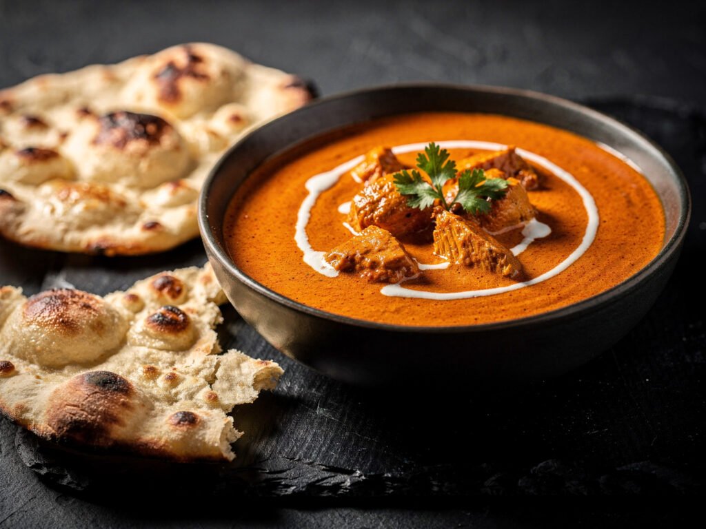 Butter chicken curry (illustrative)