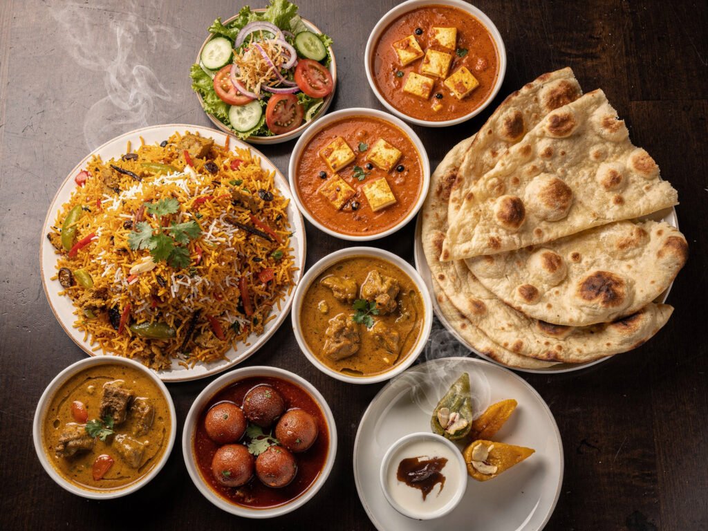 Combo meal spread (illustrative)