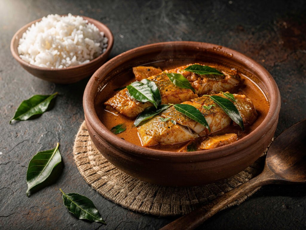 Fish curry meals (illustrative)