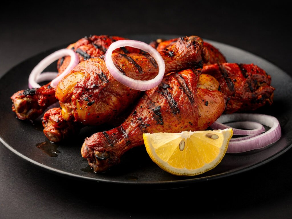 Tandoori chicken (illustrative)