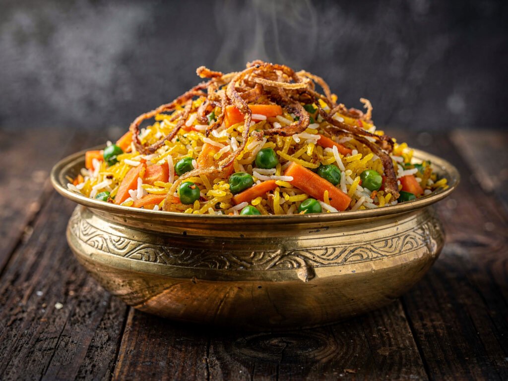Vegetable biryani (illustrative)